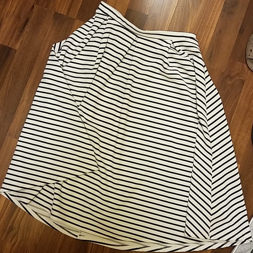 Black and white skirt